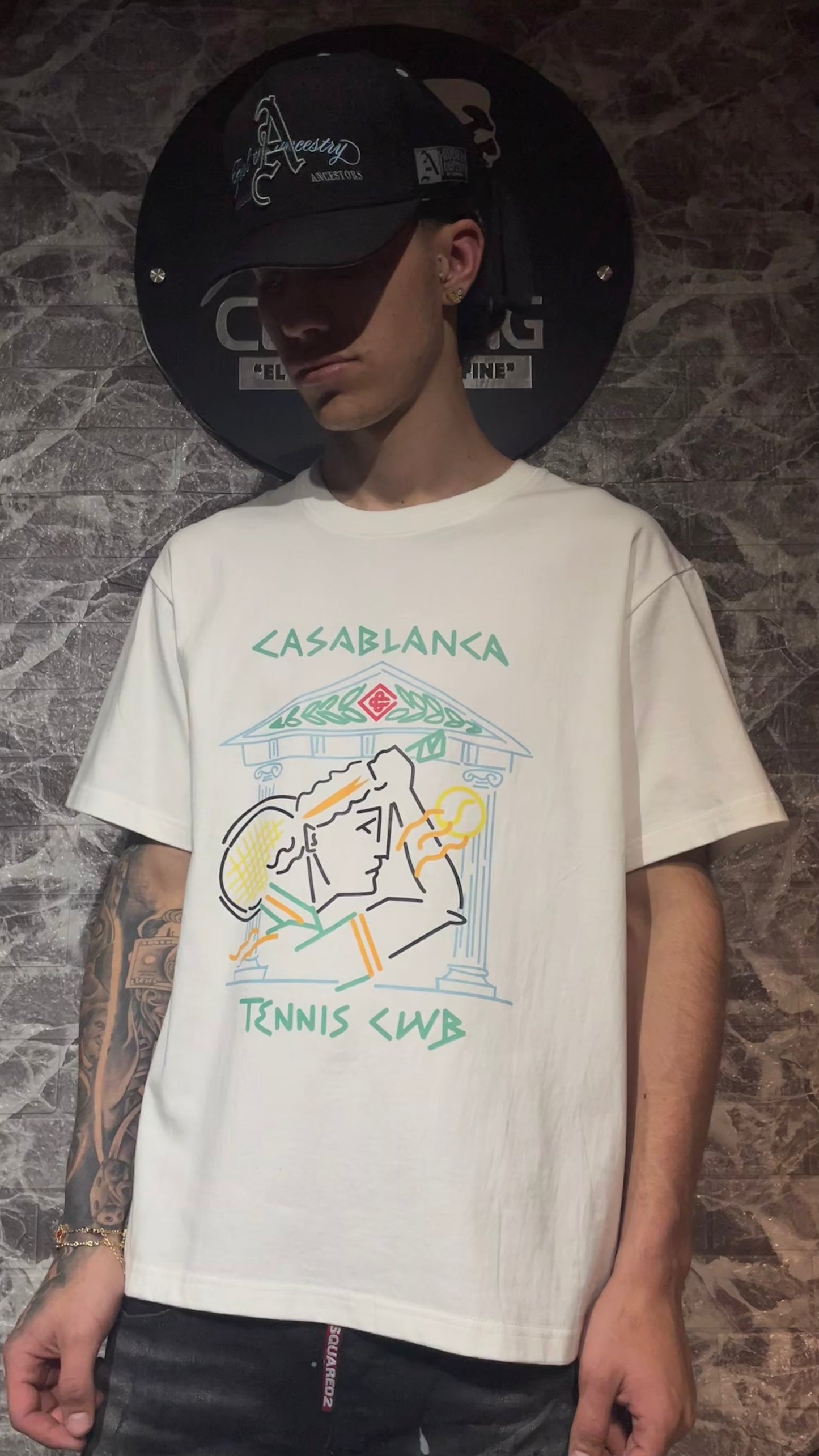 CAMISETA CASA BLANCA (TALLA L)